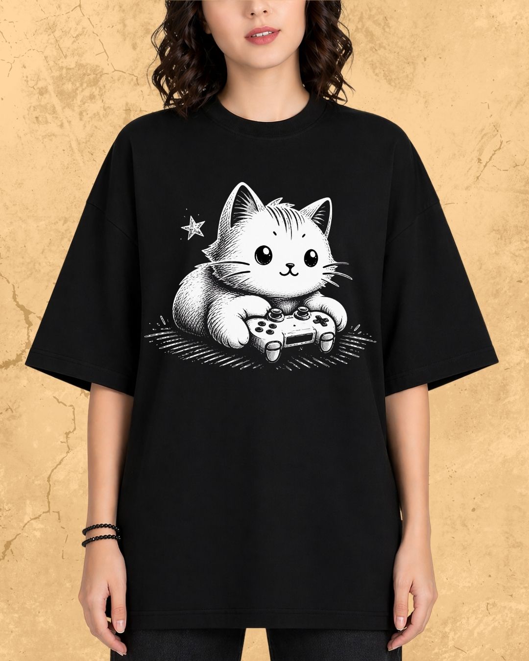 Purrfect Gamer Cotton Tshirt