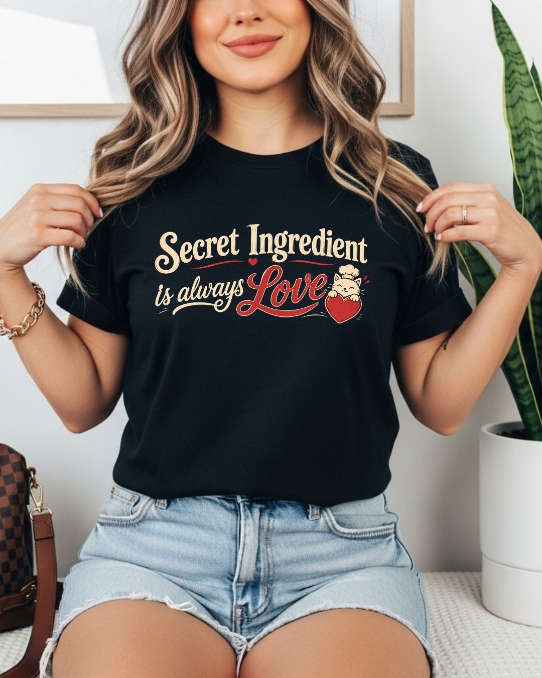 Purr Mom Cotton Tshirt