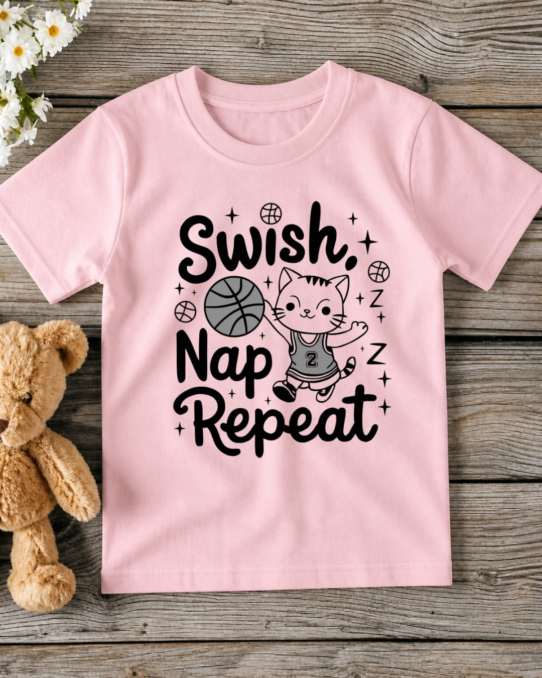 Swiss Nap Repeat kid Cotton Tshirt