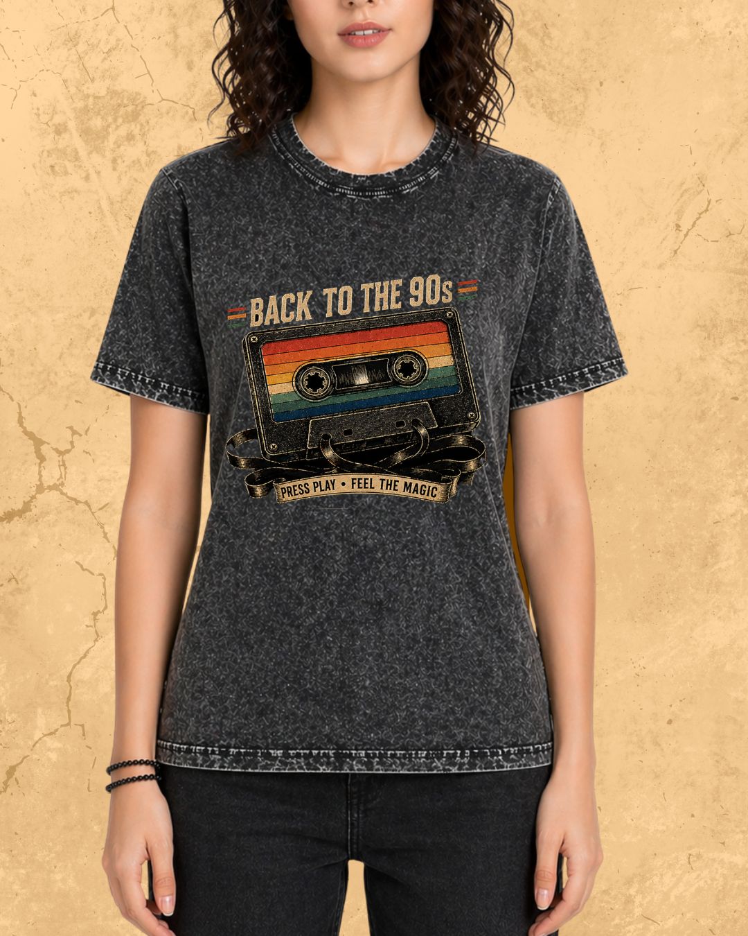 Retro Cassette Music Cotton Tshirt