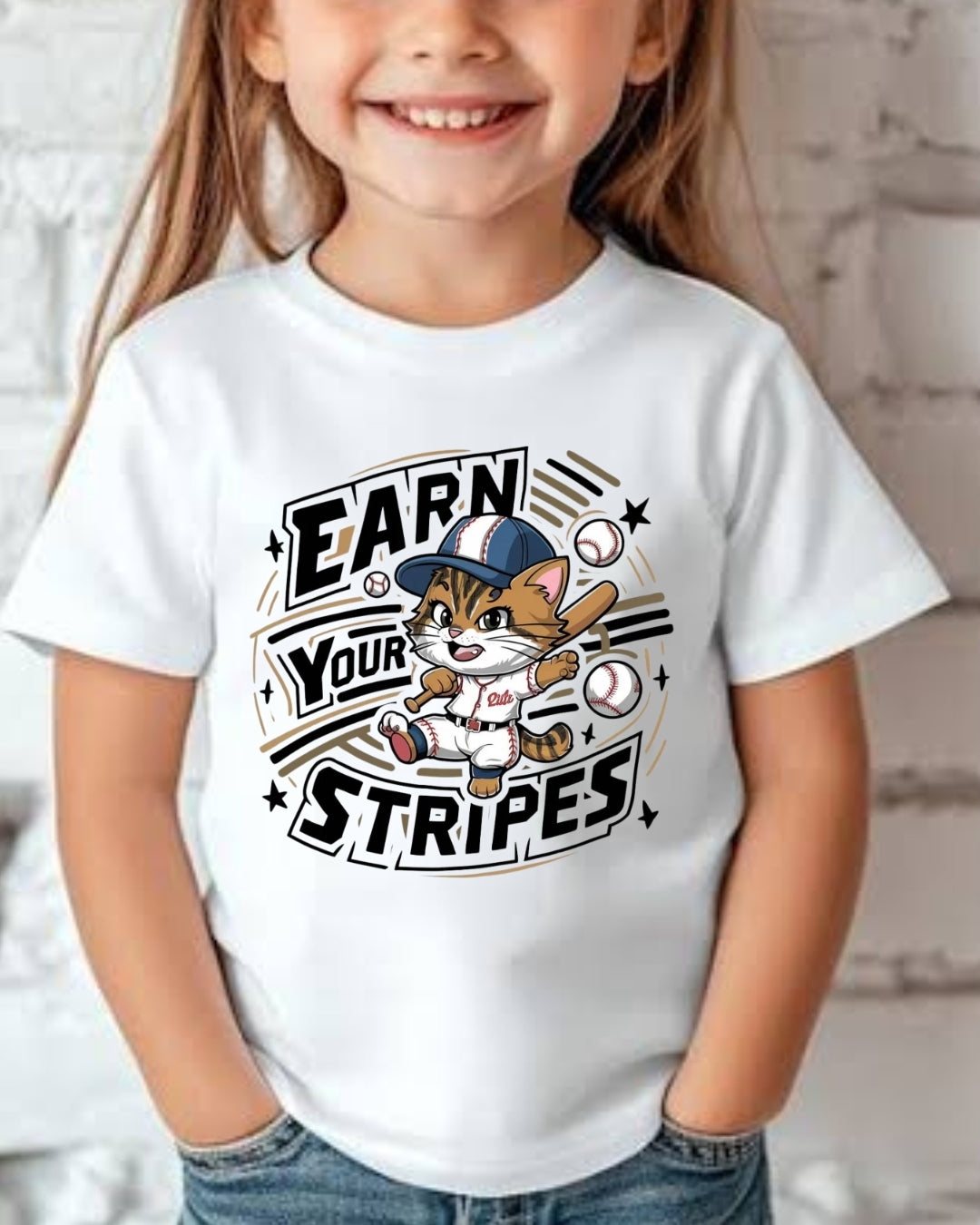Earn Your Stripe kid Cotton Tshirt
