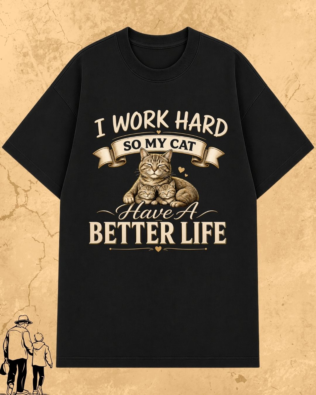 Purr Dad Cotton Tshirt