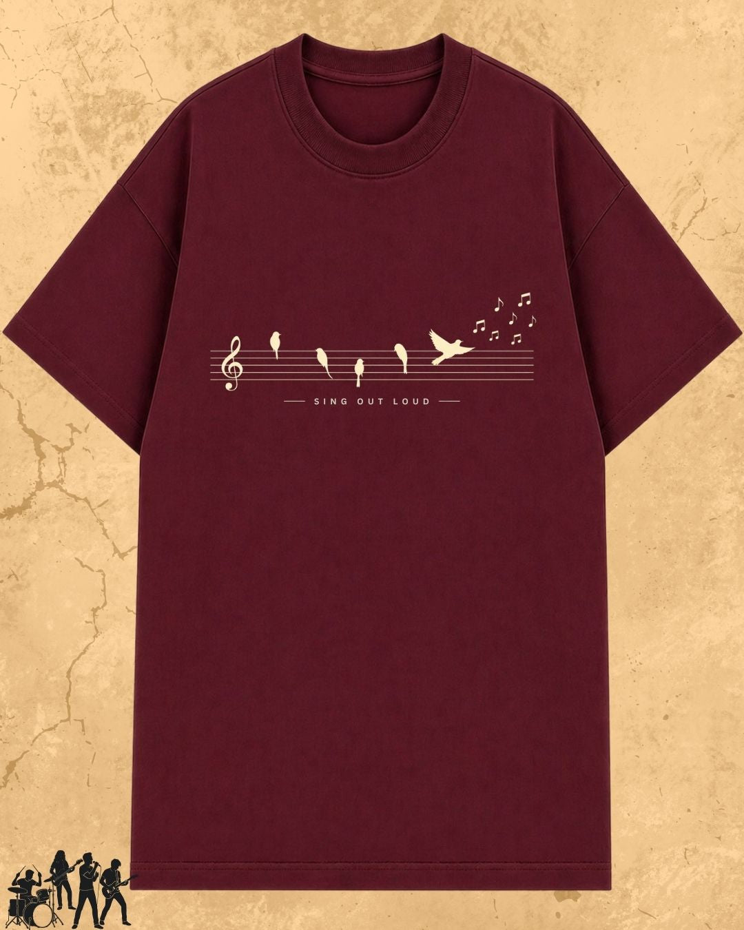 Sing Out Loud Music Cotton T-Shirt