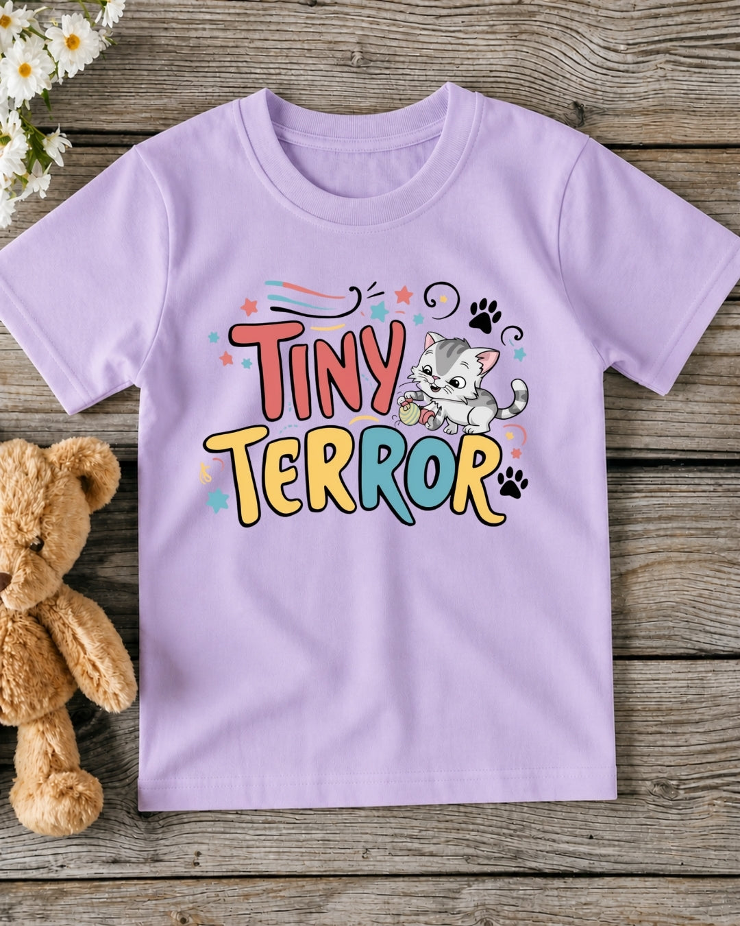 Tiny Terror Kid Cotton Tshirt