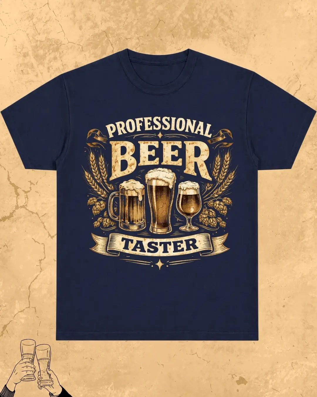 Beer Bond Statement Cotton T-Shirt