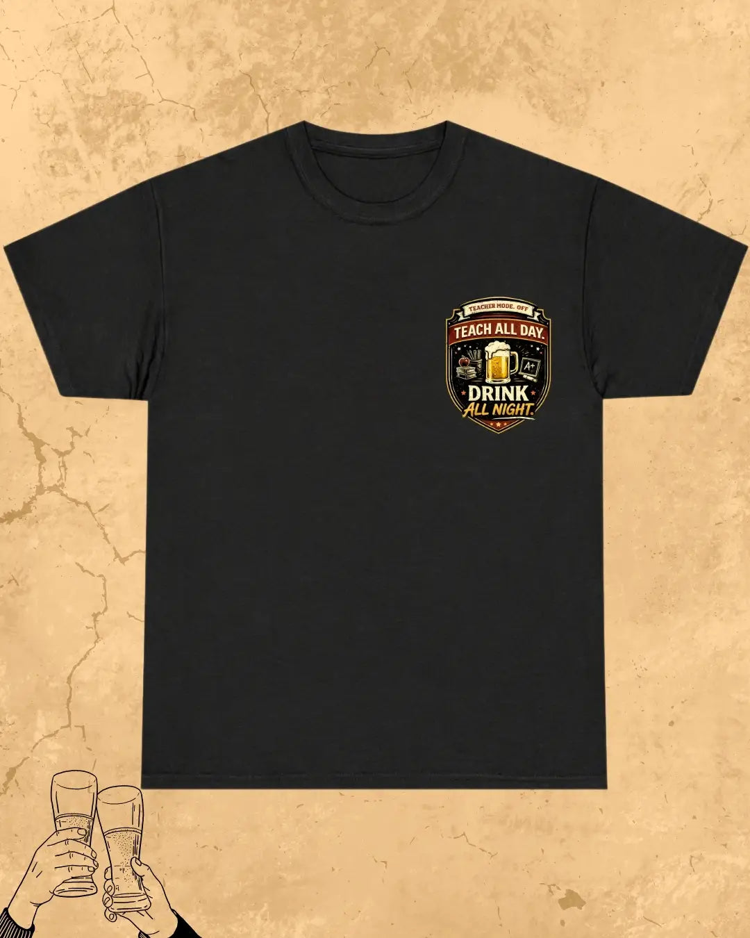 Beer Chemistry Pun Cotton Tshirt