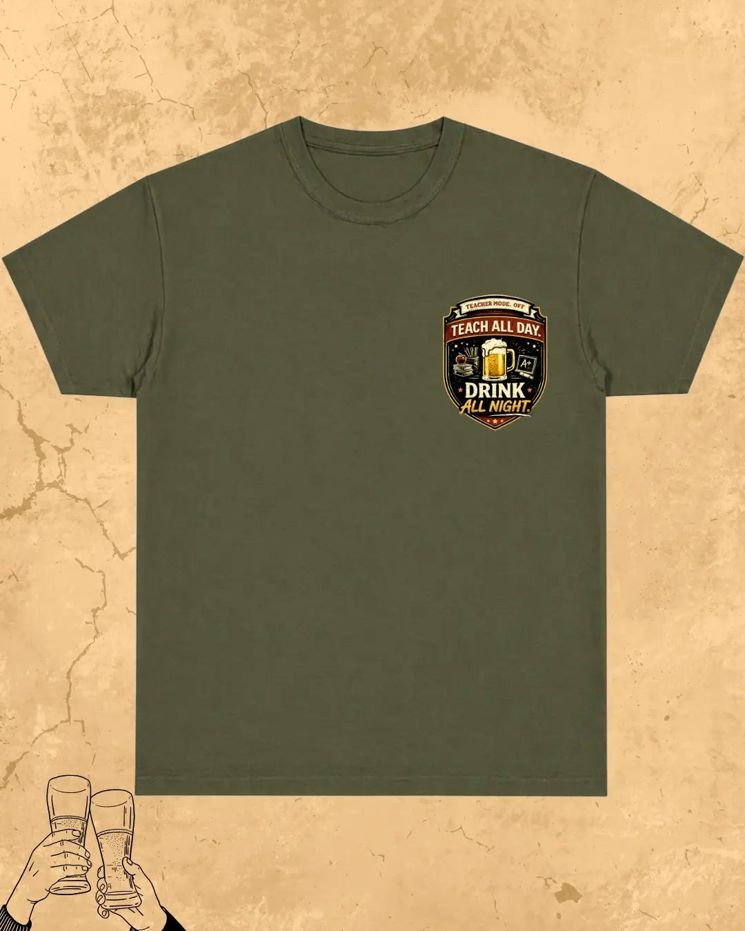 Beer Chemistry Pun Cotton Tshirt