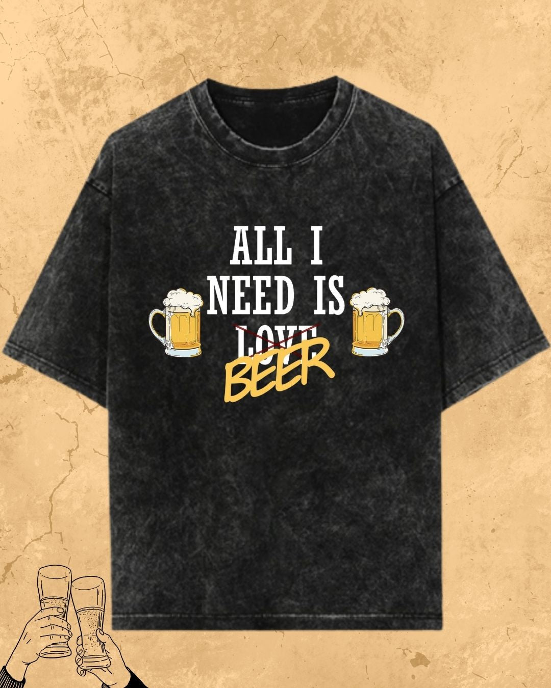 Beer Over Love Cotton Tshirt