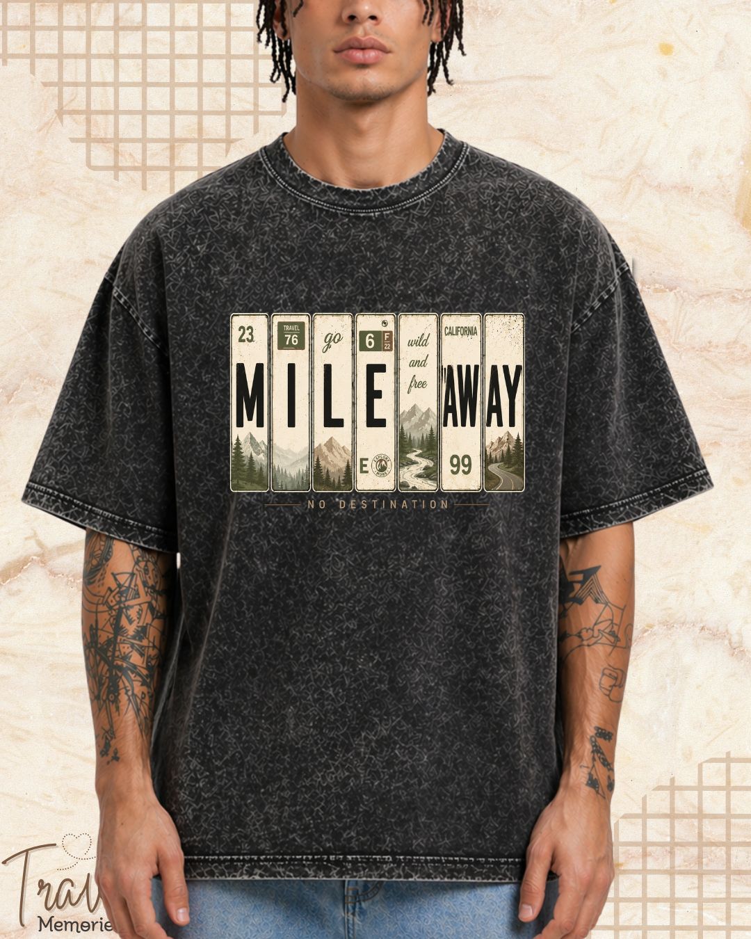 Roadtrip Travel Cotton Tshirt