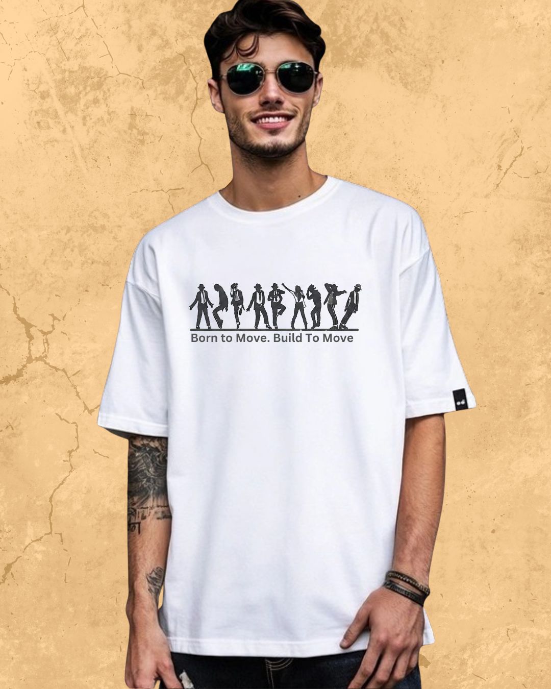 White Michael Jackson Cotton Tee