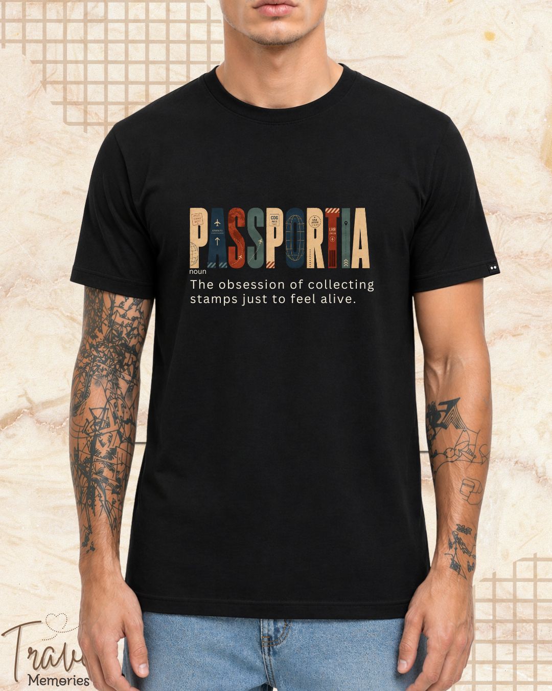 Travel Dictionary Cotton Tshirt