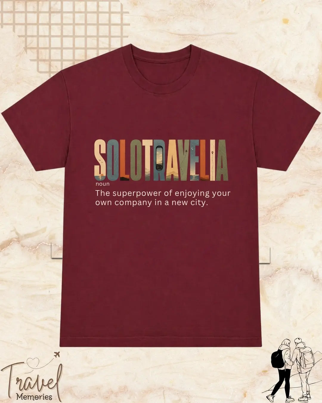 Travel Dictionary Cotton Tshirt