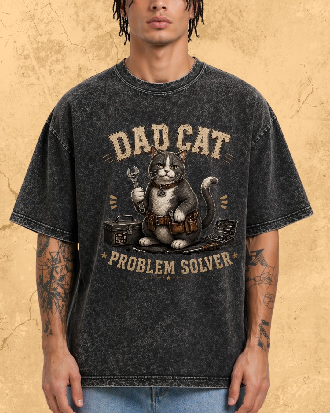 Purr Dad Cotton Tshirt
