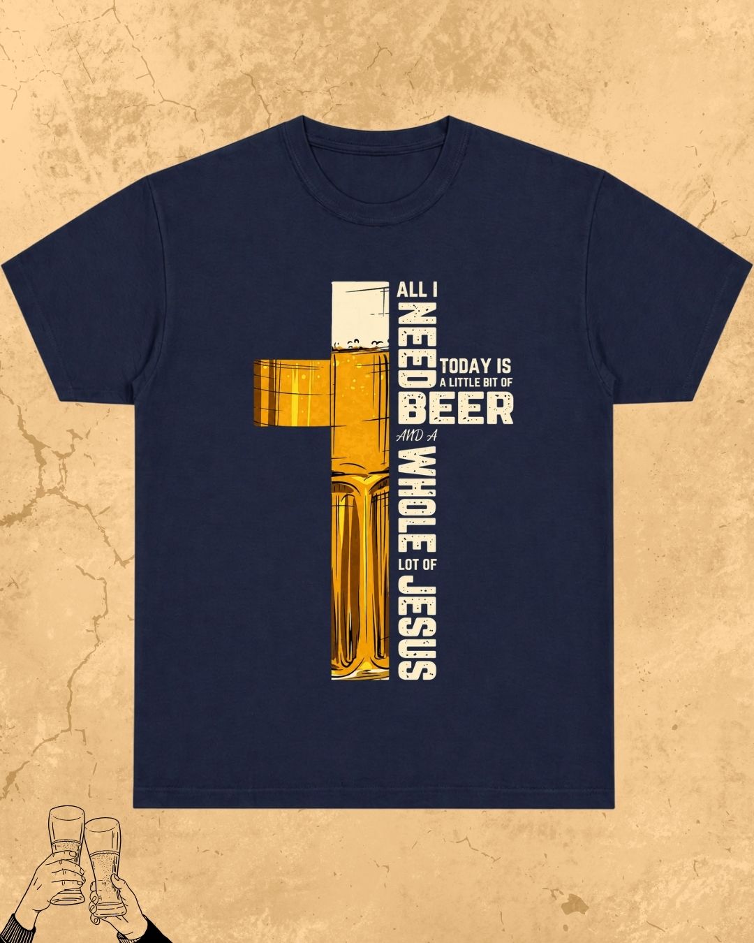 Mythic Beer Warrior Cotton T-Shirt