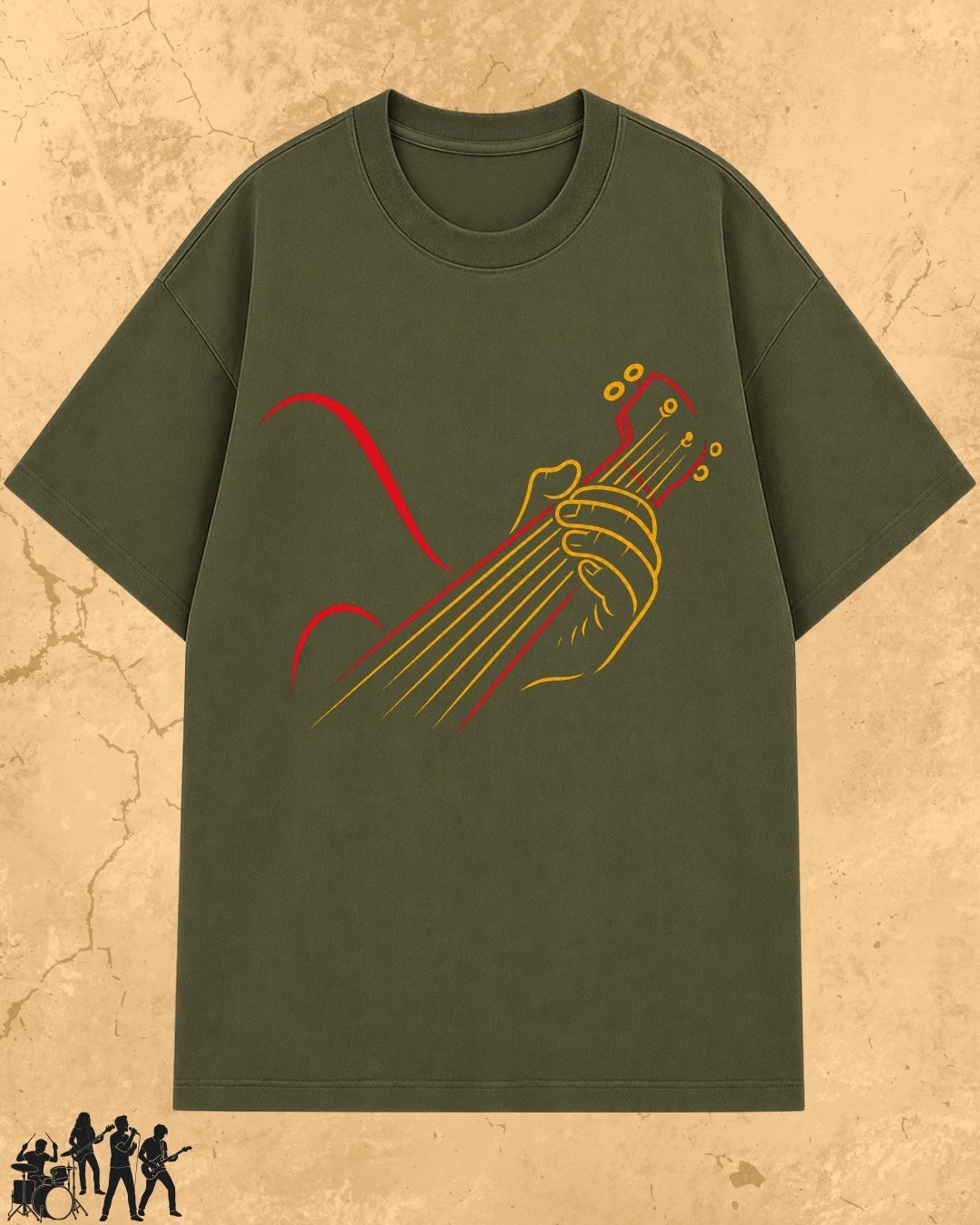 Minimal Music Vibe Cotton Tshirt