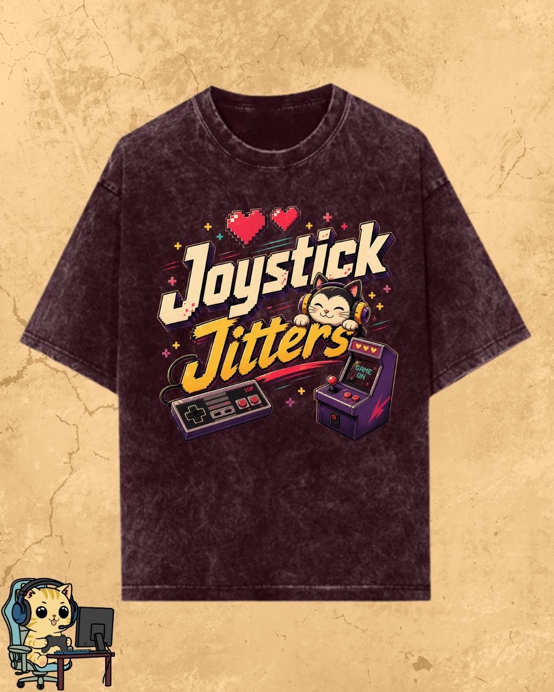 Purrfect Gamer Cotton Tshirt