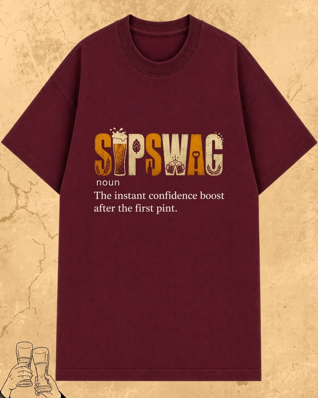 Hinglish Beer Dictionary Cotton Tshirt