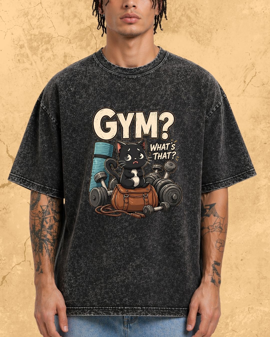 Meow Workout Cotton Tee