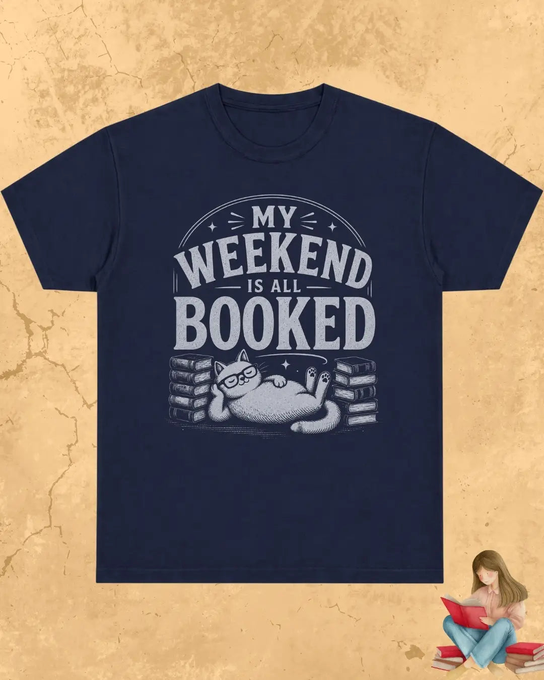 Purrfect Reader Cotton Tshirt