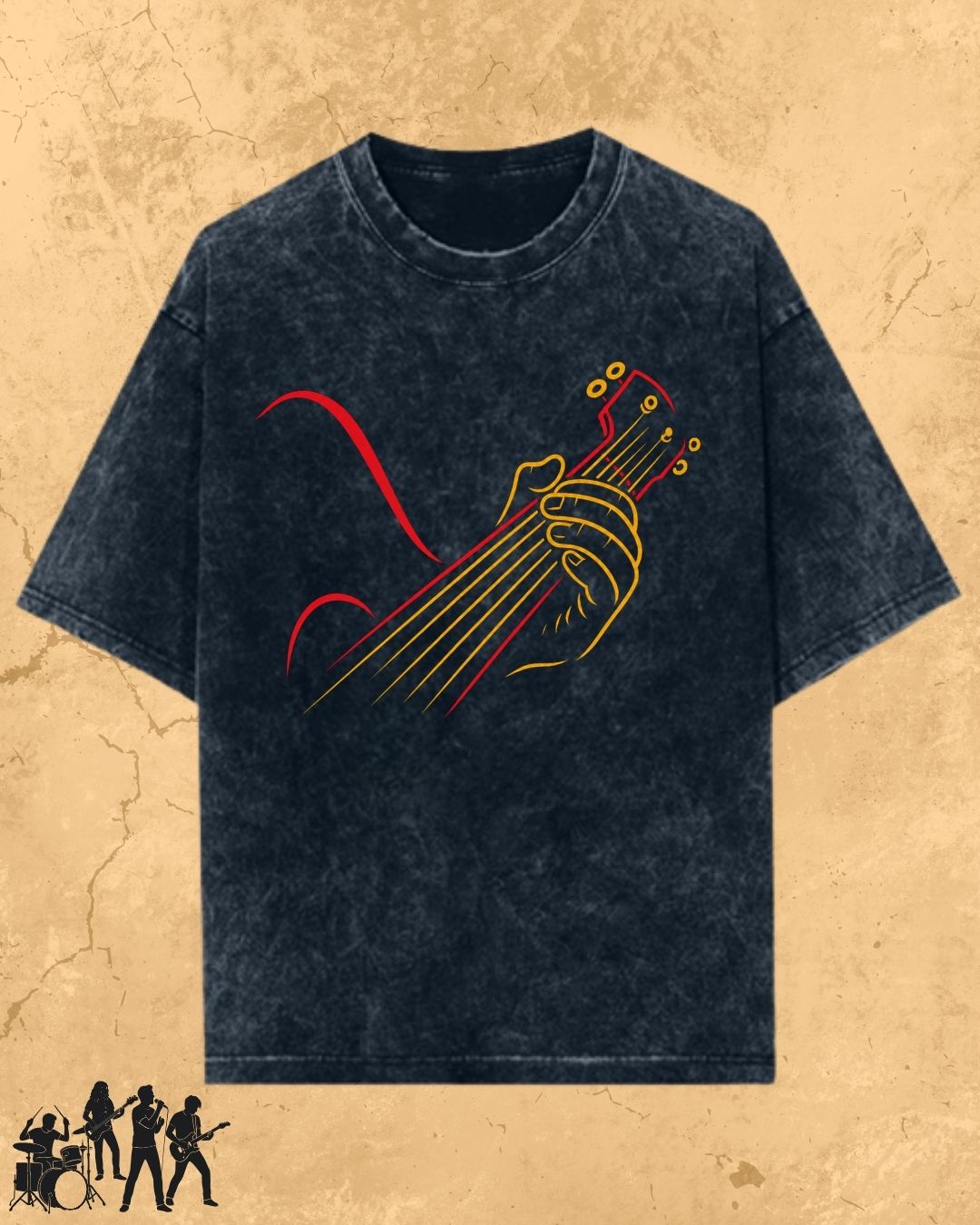 Minimal Music Vibe Cotton Tshirt
