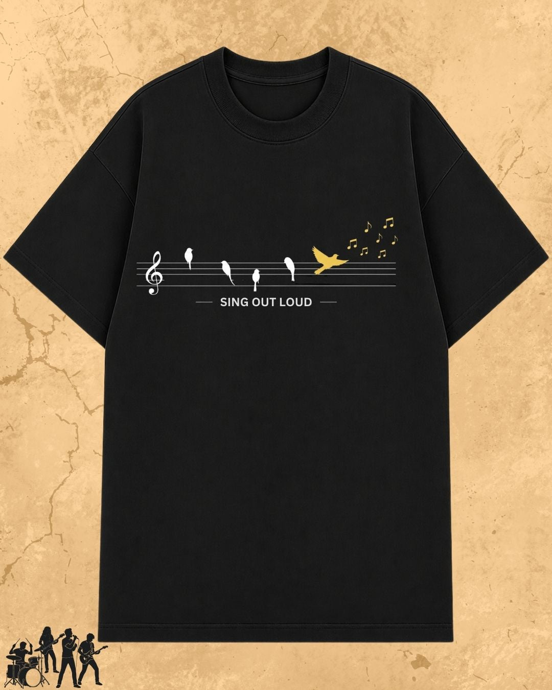 Sing Out Loud Music Cotton T-Shirt
