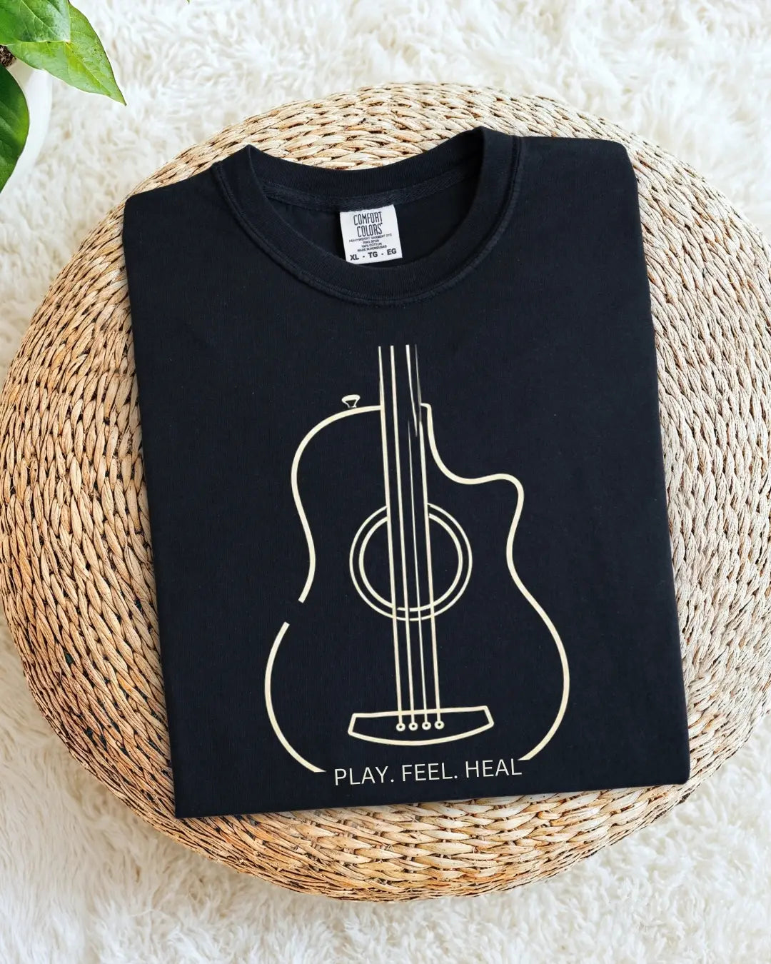 Guitar Music Cotton T-Shirt