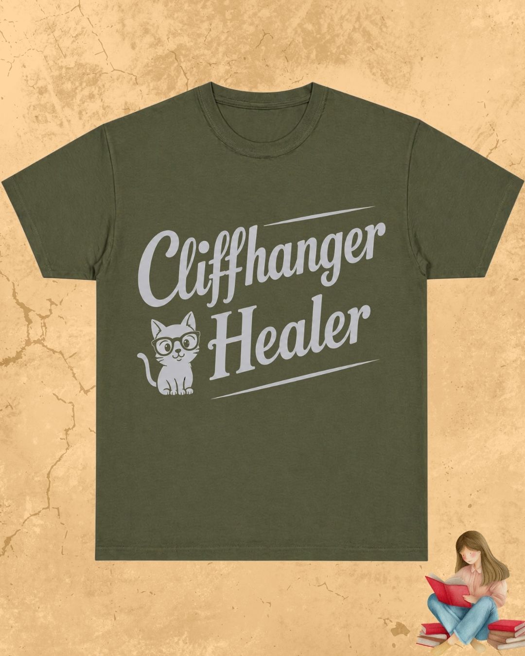Purrfect Reader Cotton Tshirt