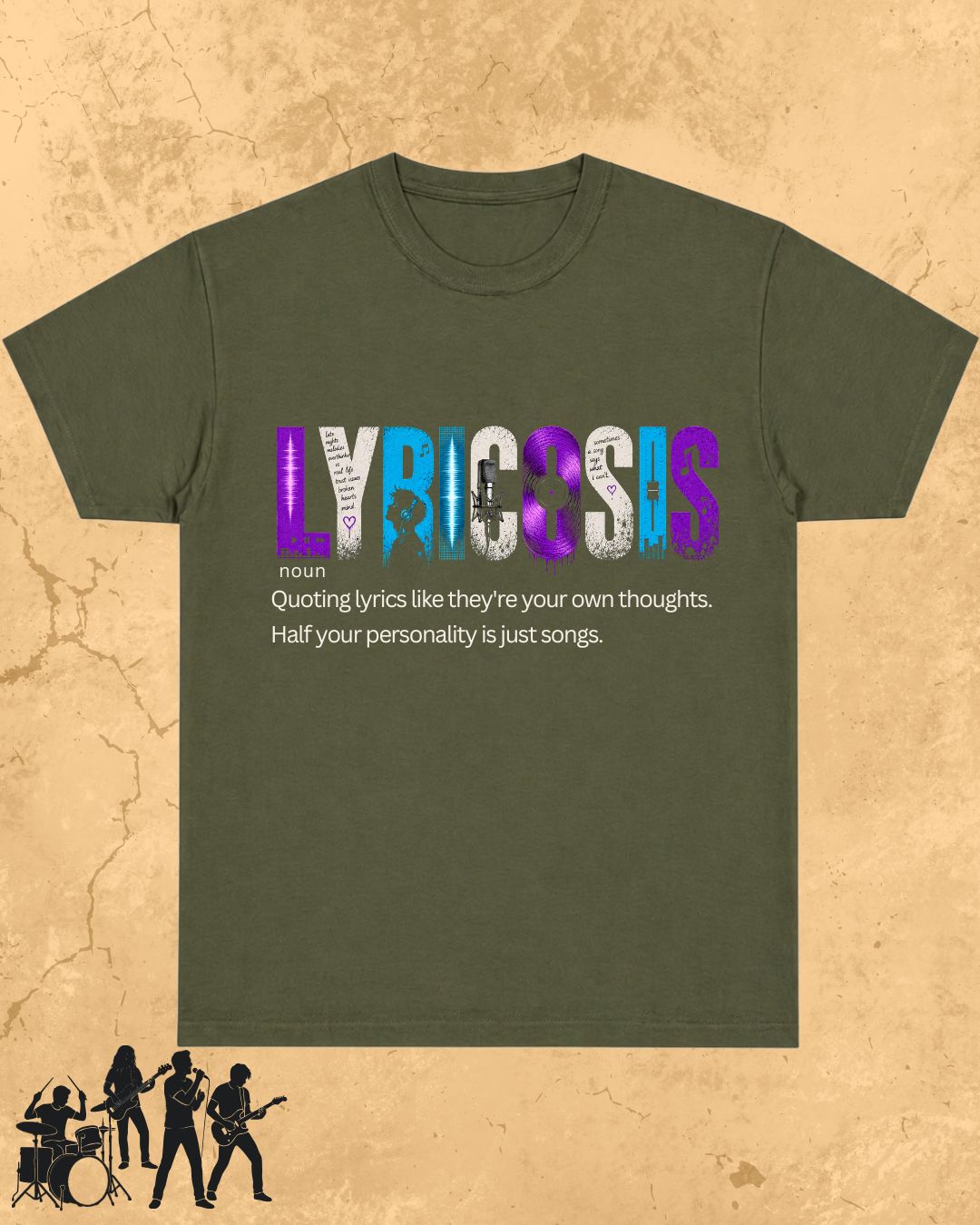Hinglish Music Dictionary Cotton Tshirt