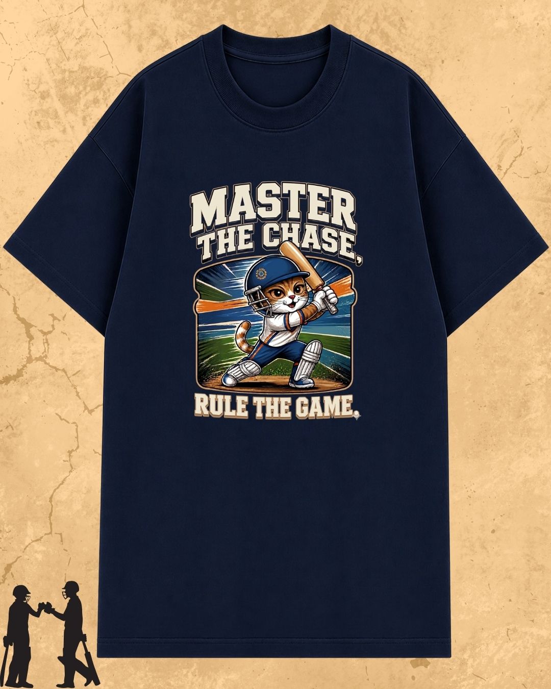 Meow Cricket Champion Cotton Tee