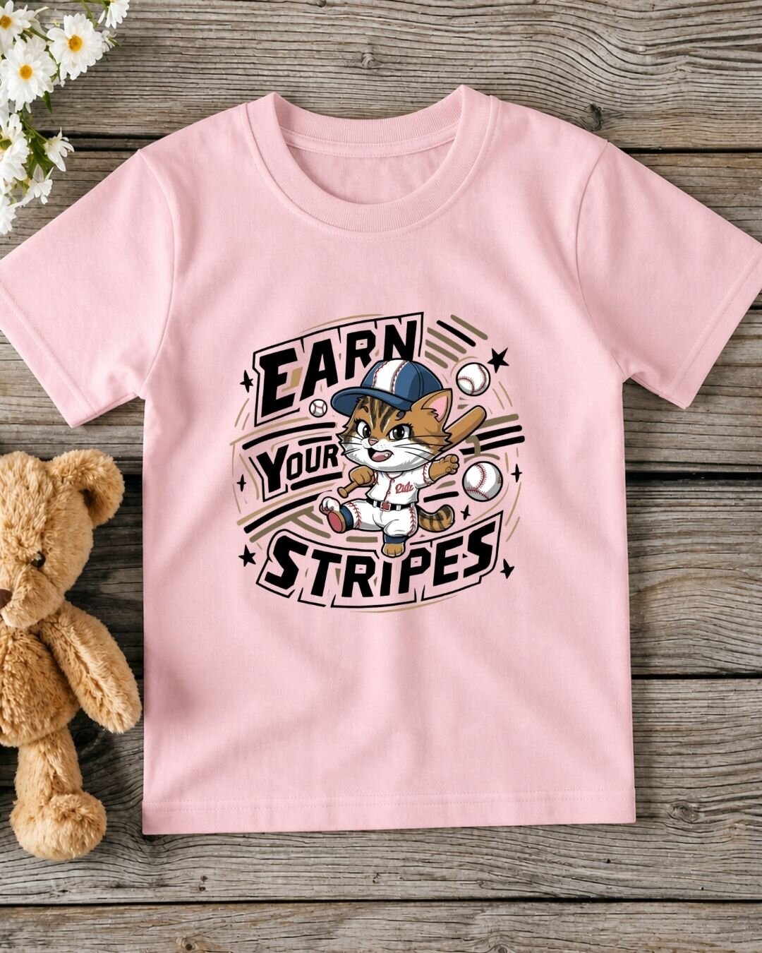 Baseball Kid Cotton Tee