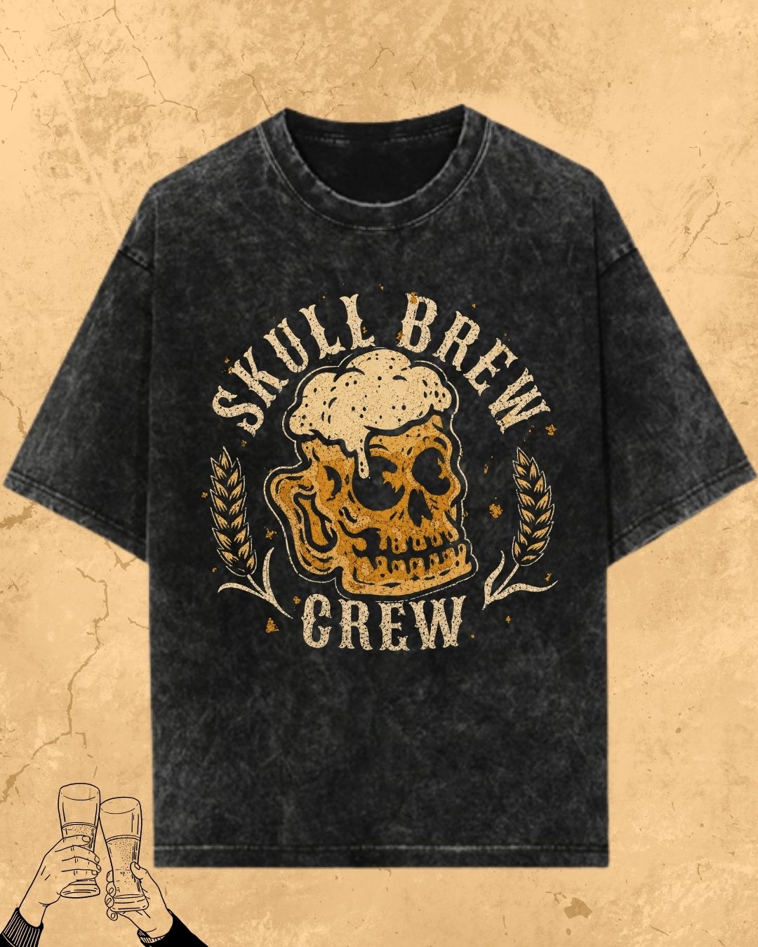 Skull Beer Party T-Shirt