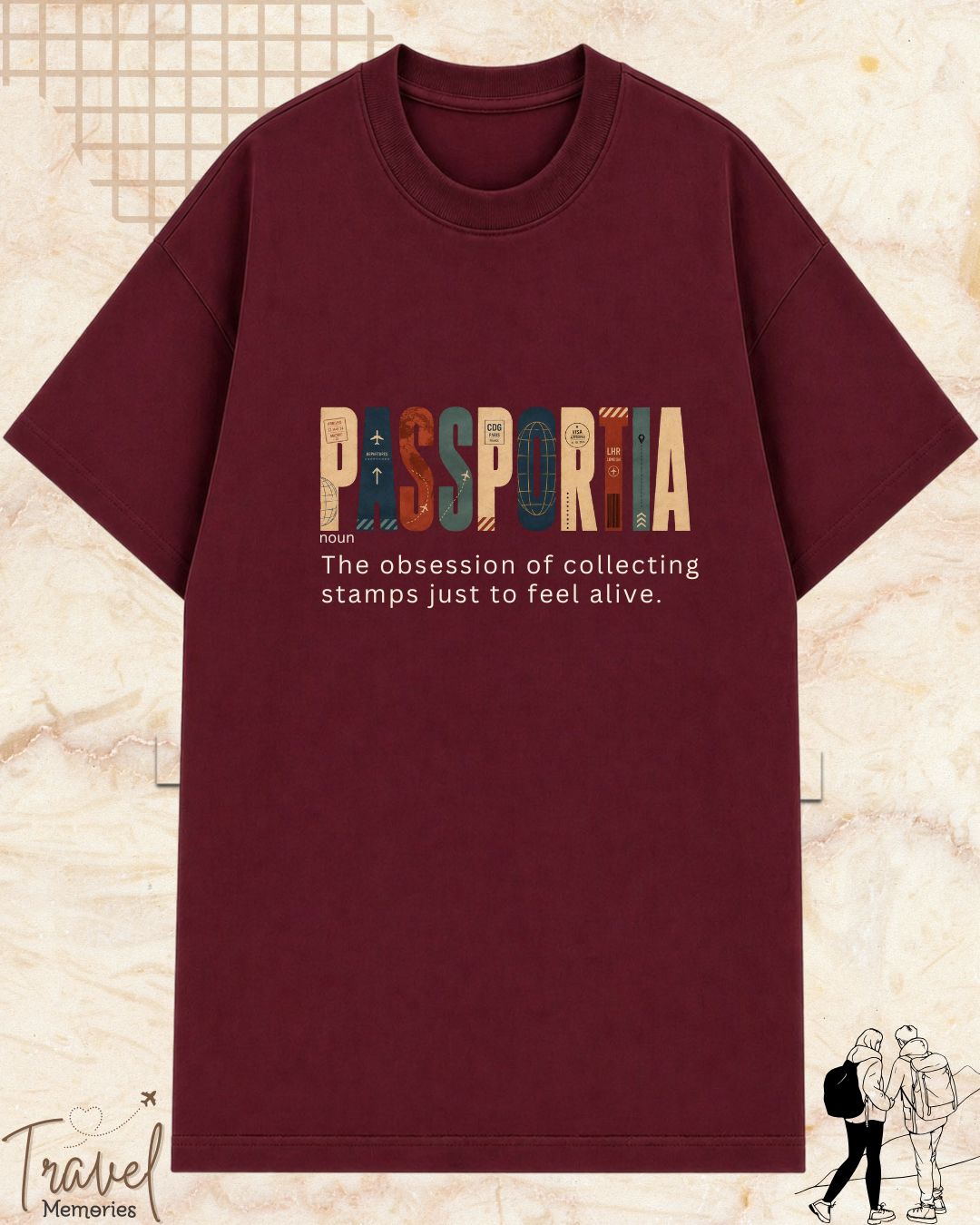Travel Dictionary Cotton Tshirt