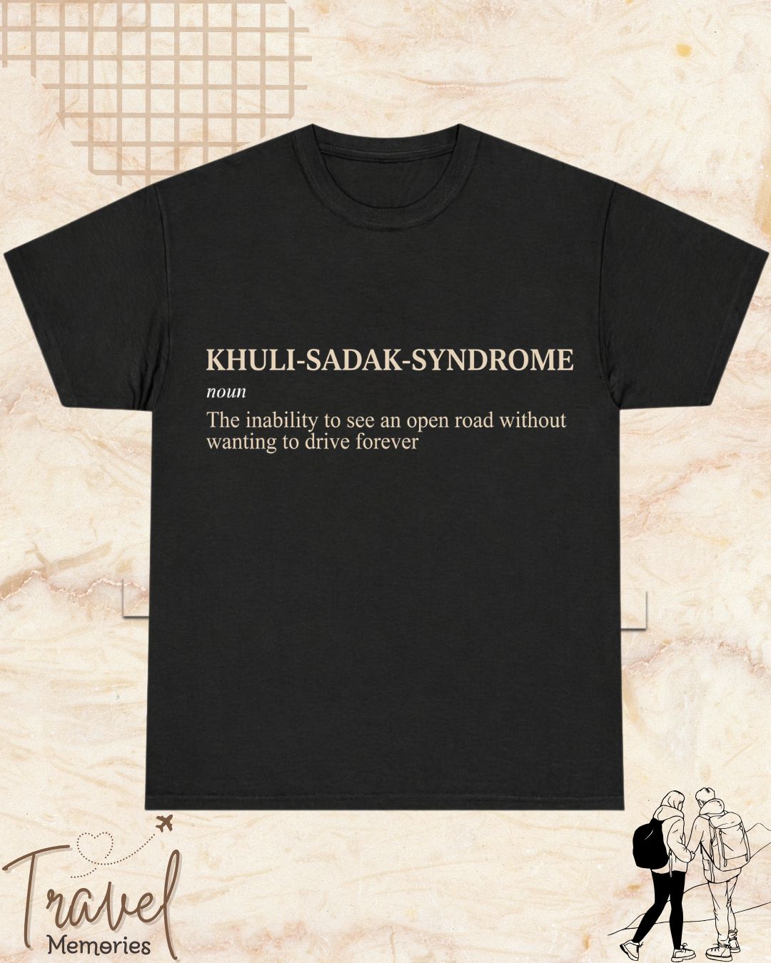 Hinglish Minimalist Dictionary Travel Cotton Tshirt