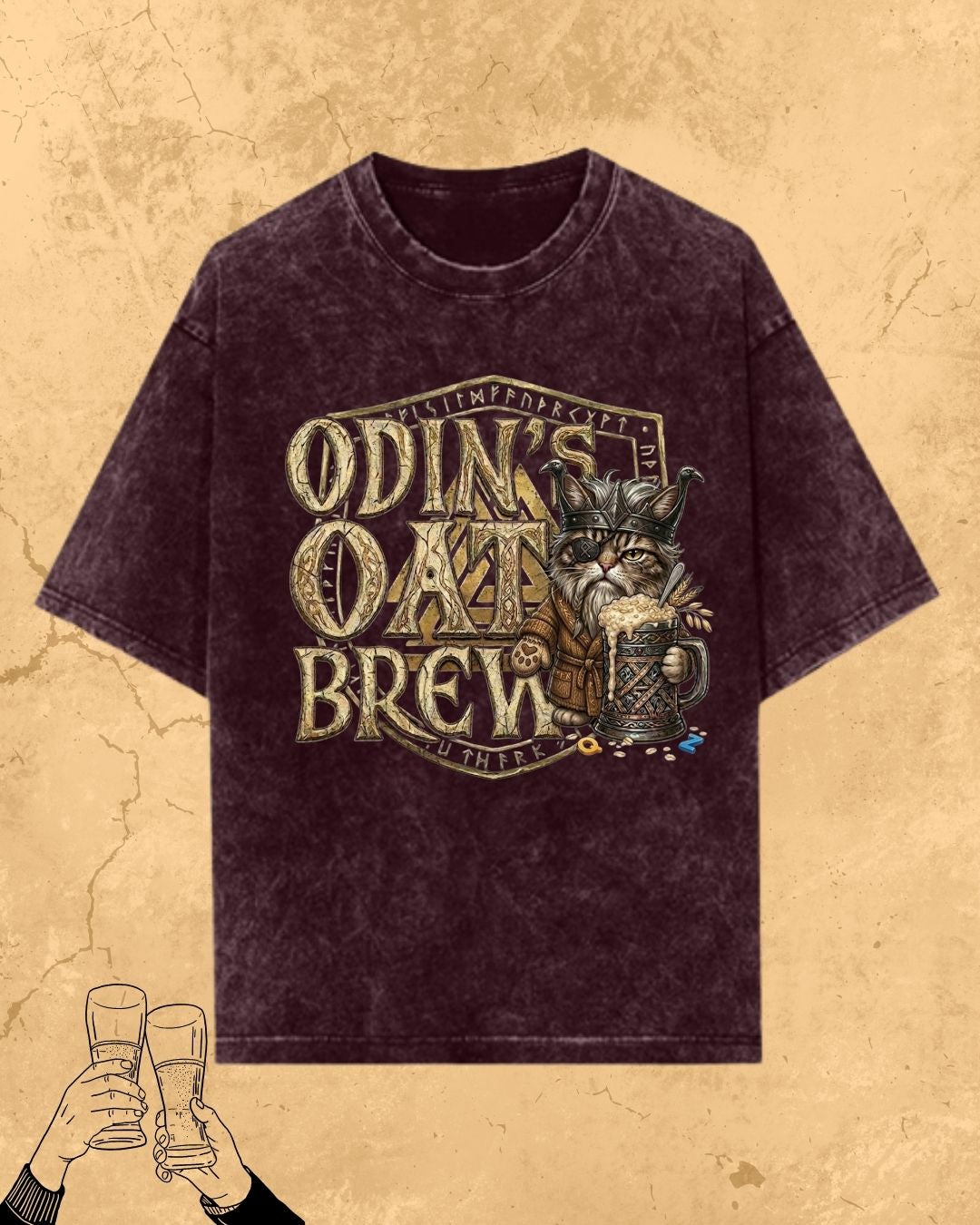 Mythic Beer Warrior Cotton T-Shirt
