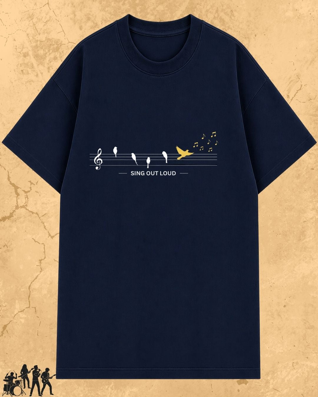 Sing Out Loud Music Cotton T-Shirt
