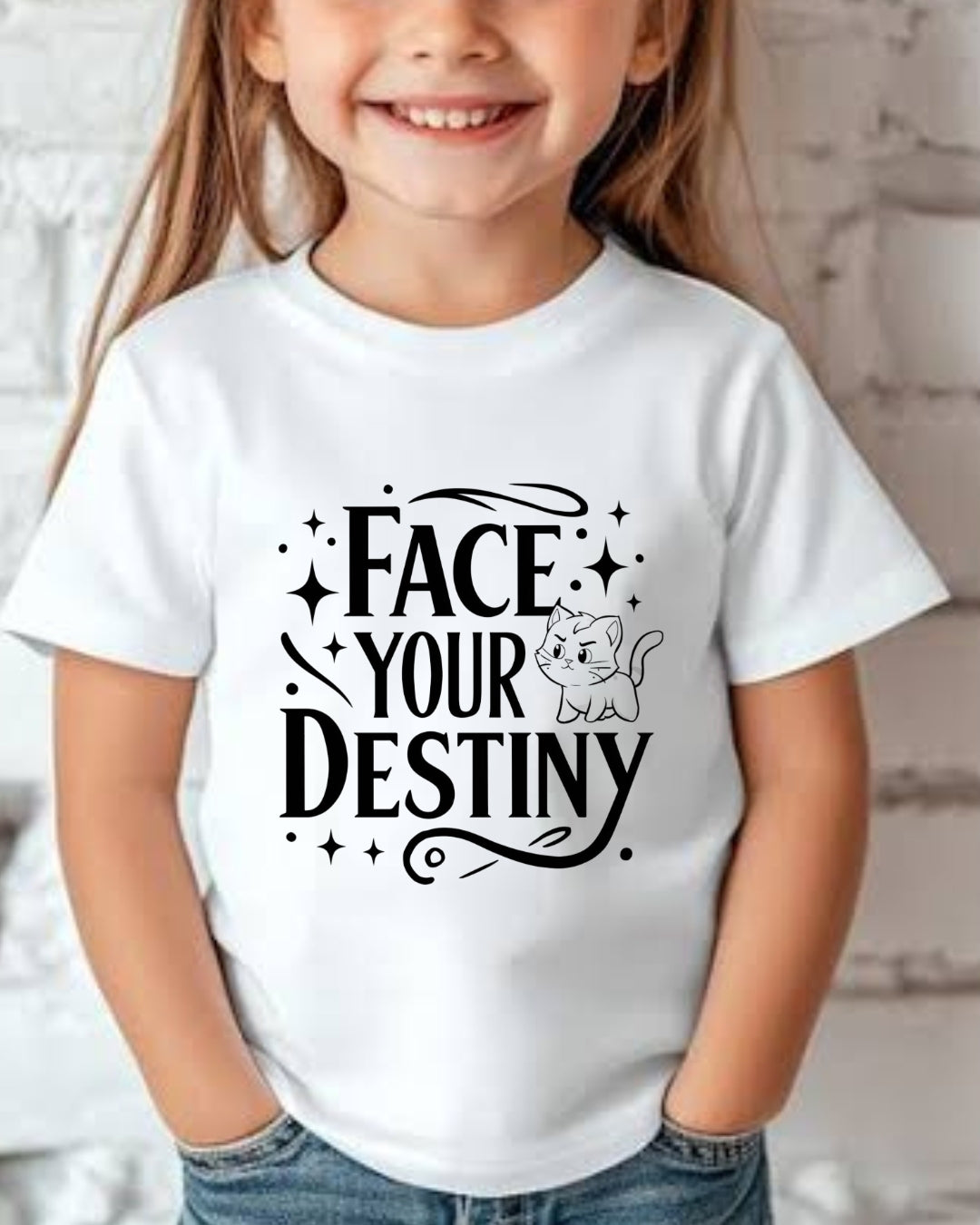 Face Your Destiny Kid Cotton Tshirt