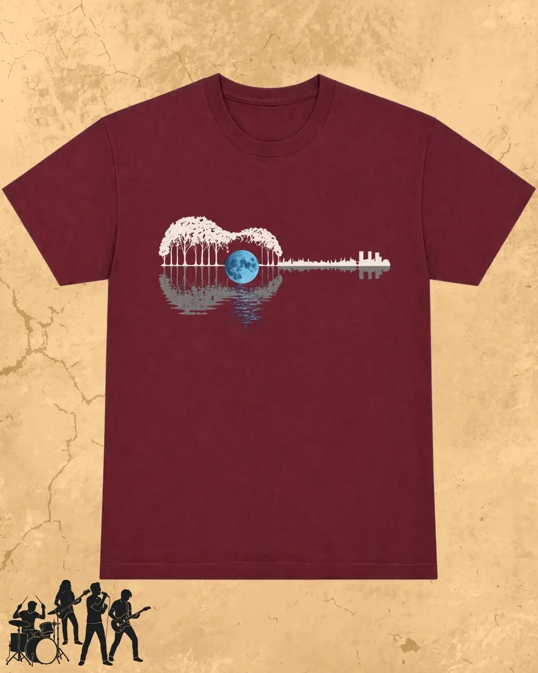 Guitar Relaxation Music Cotton T-Shirt