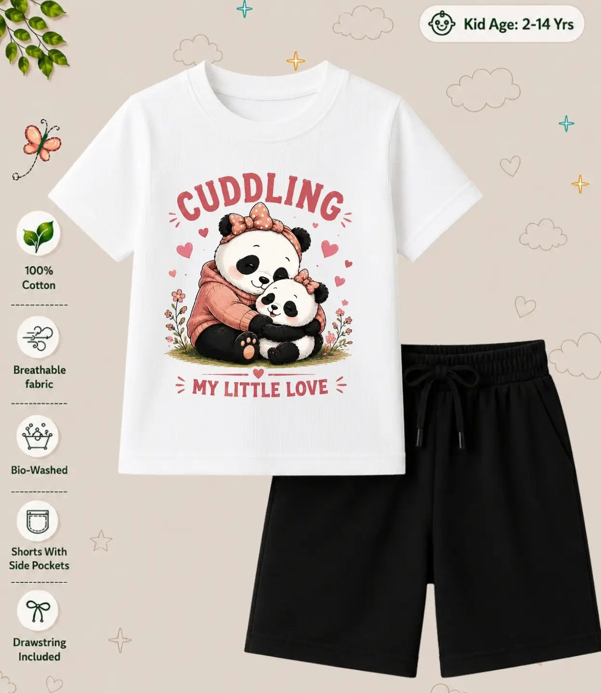 Mom - Dad Loving Kid Co-ord Set