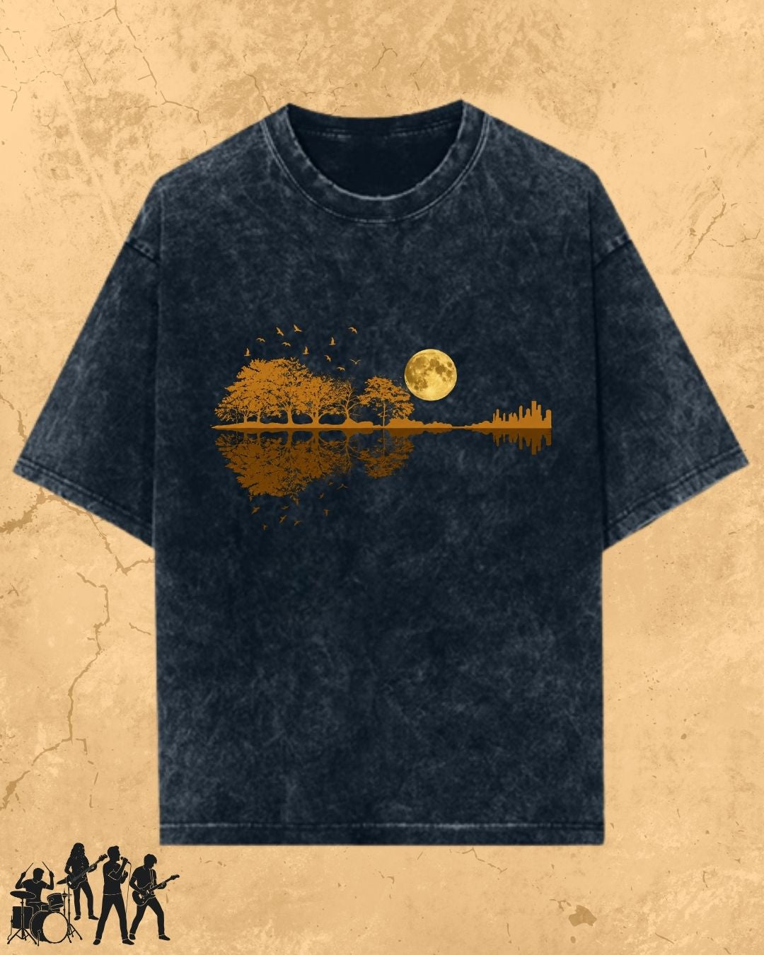 Guitar Relaxation Music Cotton T-Shirt