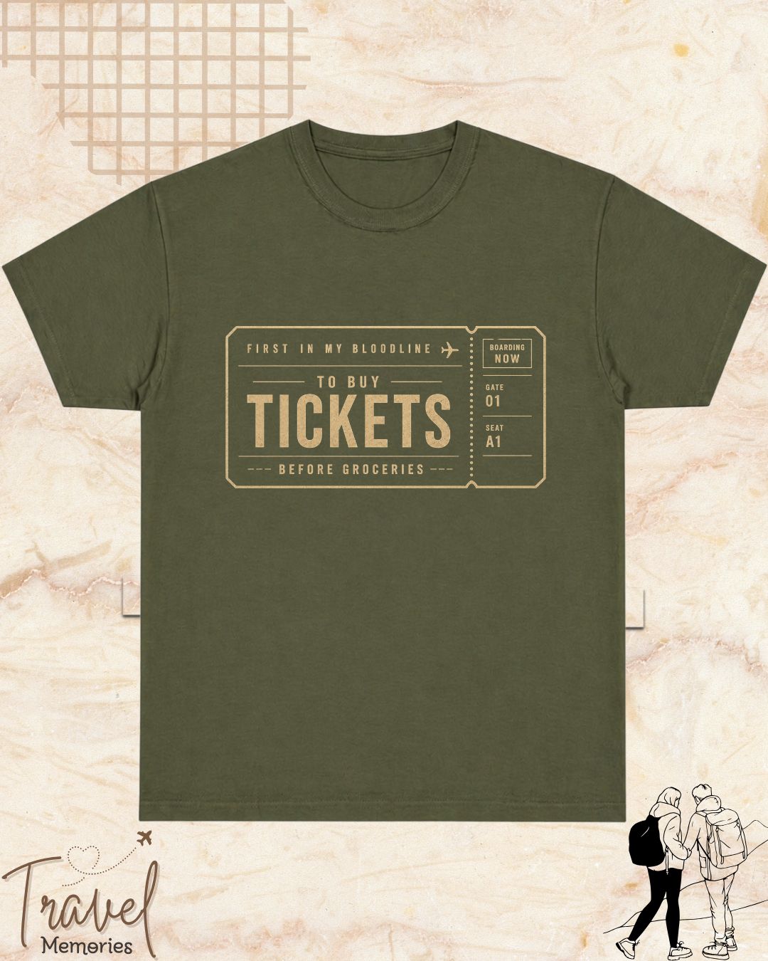 FIRST IN MY BLOODLINE Travel Cotton Tshirt
