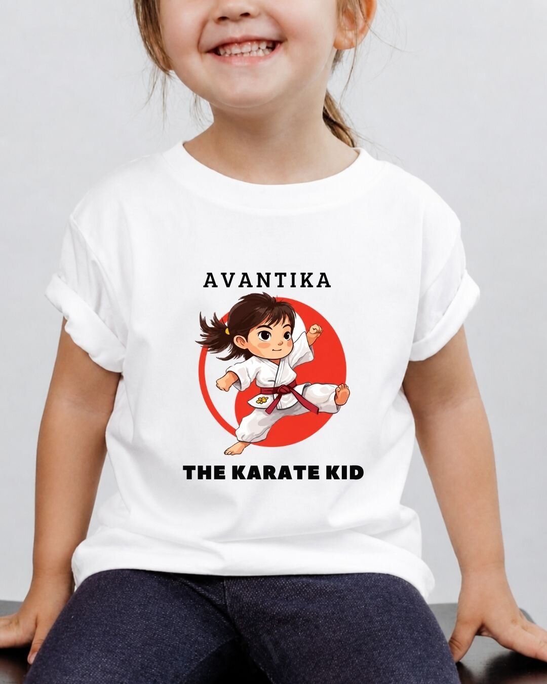 Karate & Pirate Theme Custom Kid Cotton Tee