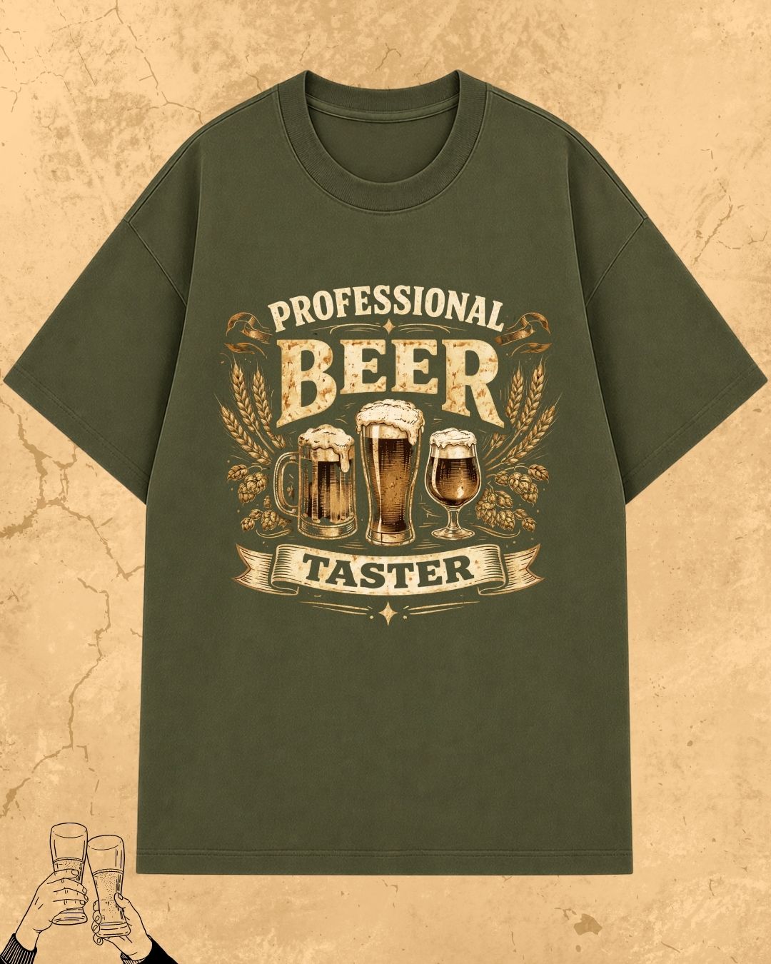 Beer Bond Statement Cotton T-Shirt