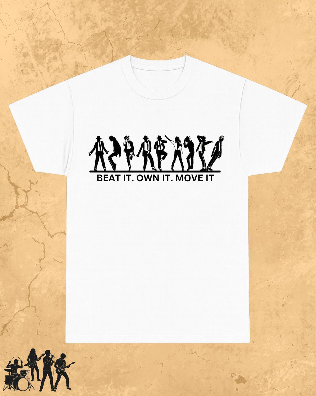 White Michael Jackson Cotton Tee