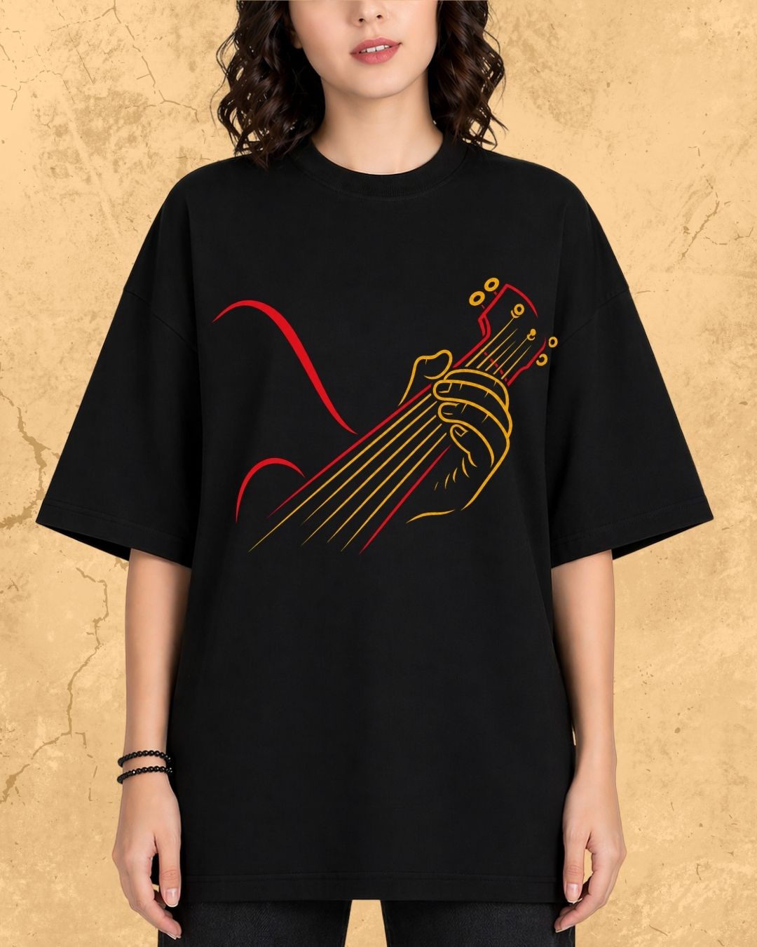 Minimal Music Vibe Cotton Tshirt