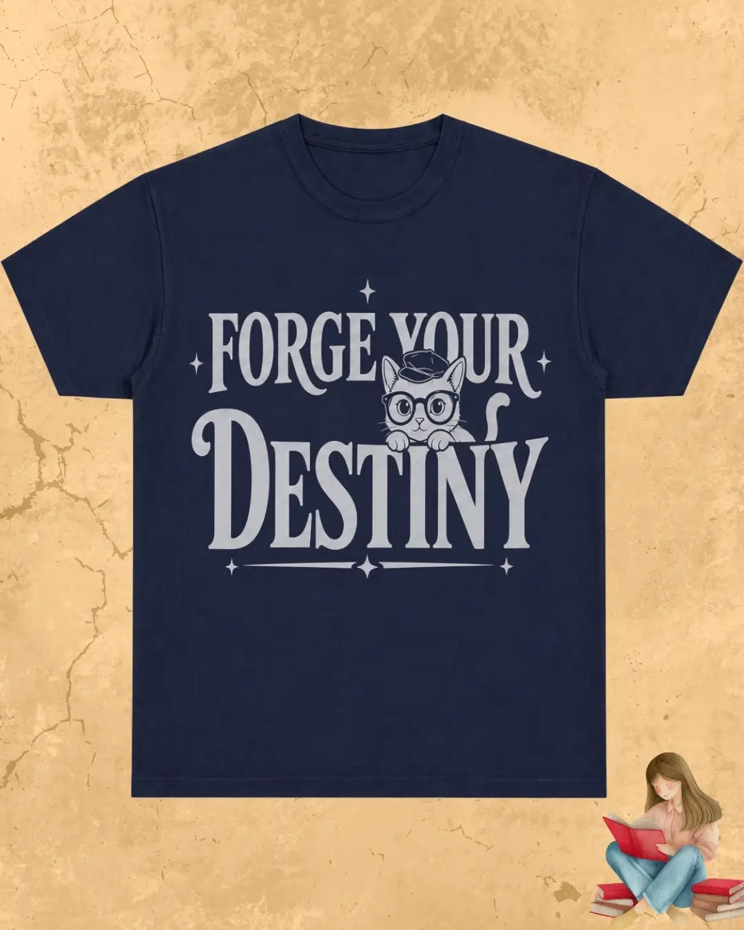 Purrfect Reader Cotton Tshirt