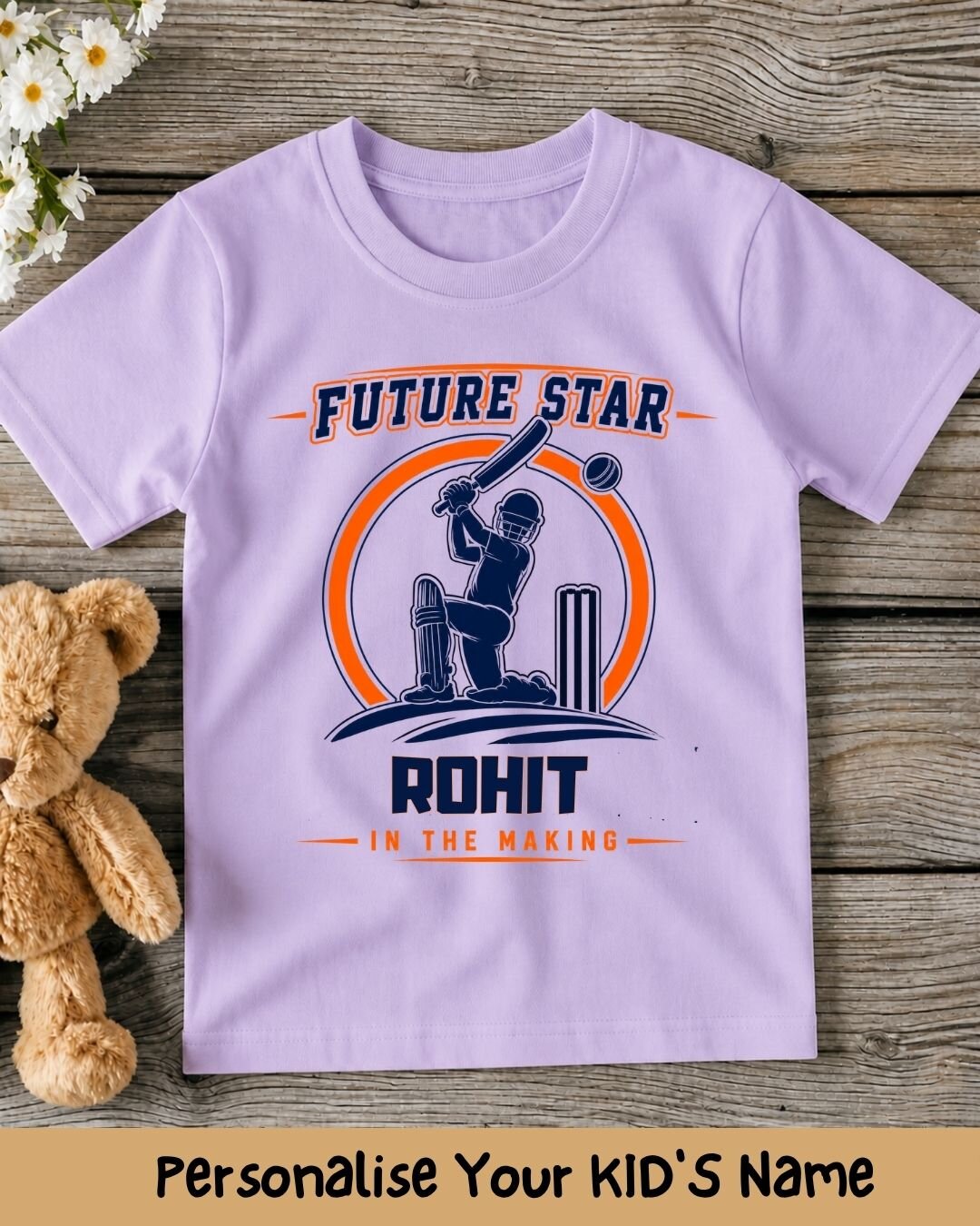Future Sport Star Custom Kid Cotton Tee