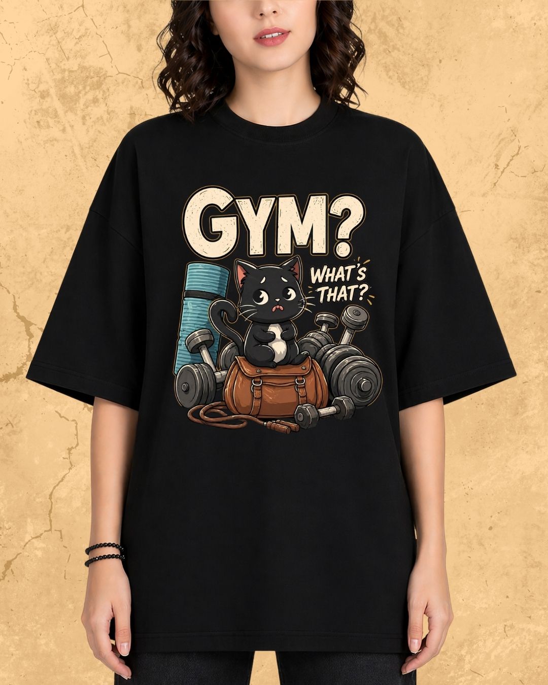 Meow Workout Cotton Tee