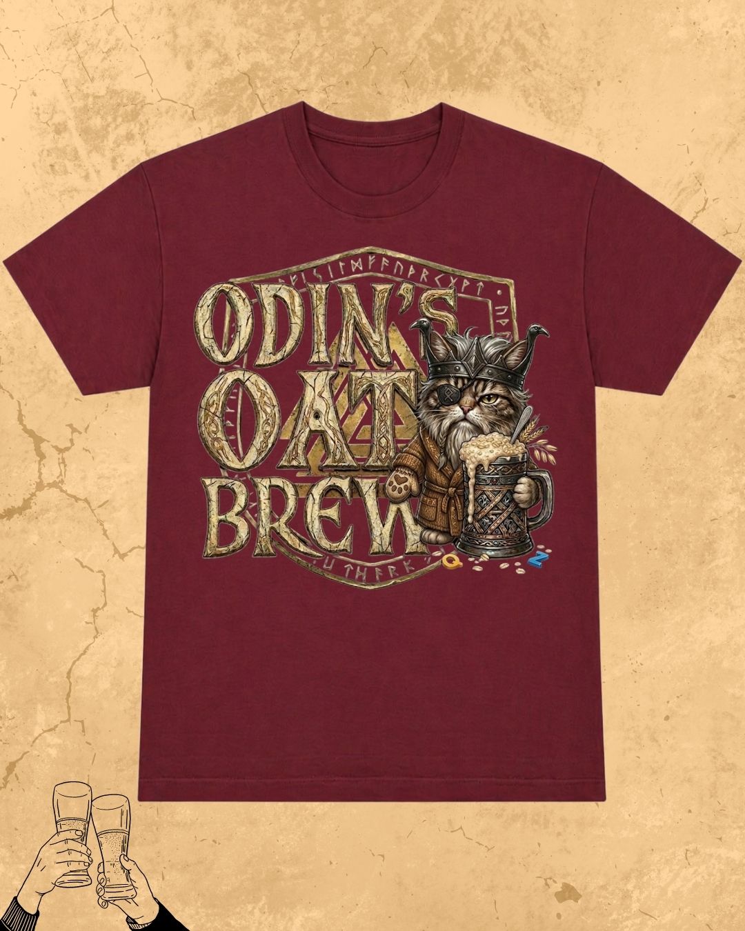 Mythic Beer Warrior Cotton T-Shirt