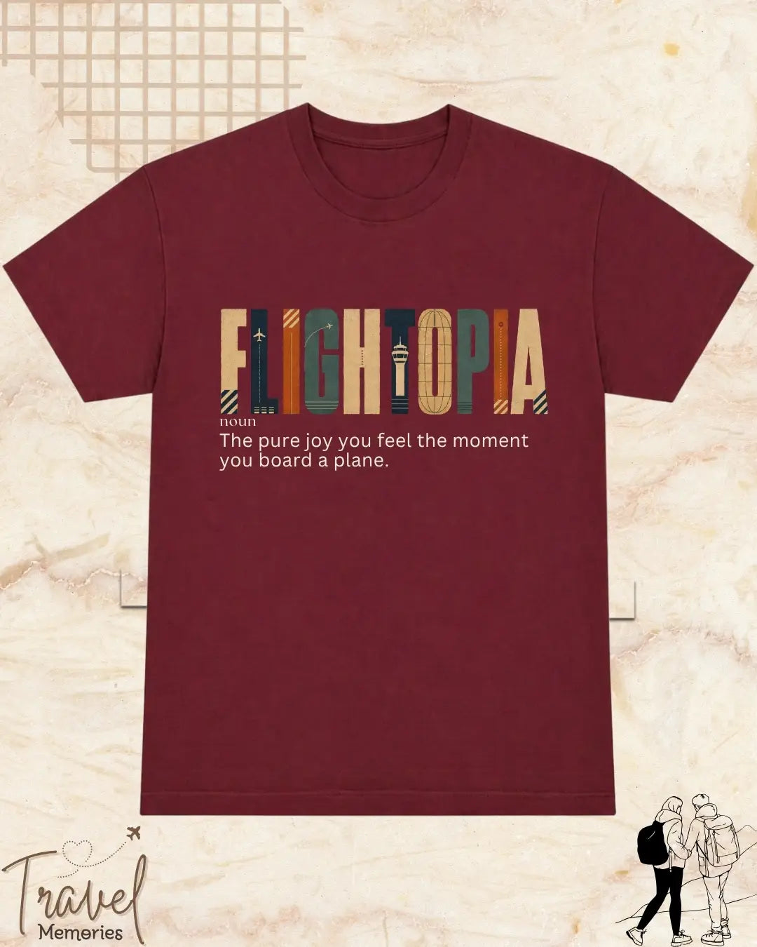 Travel Dictionary Cotton Tshirt