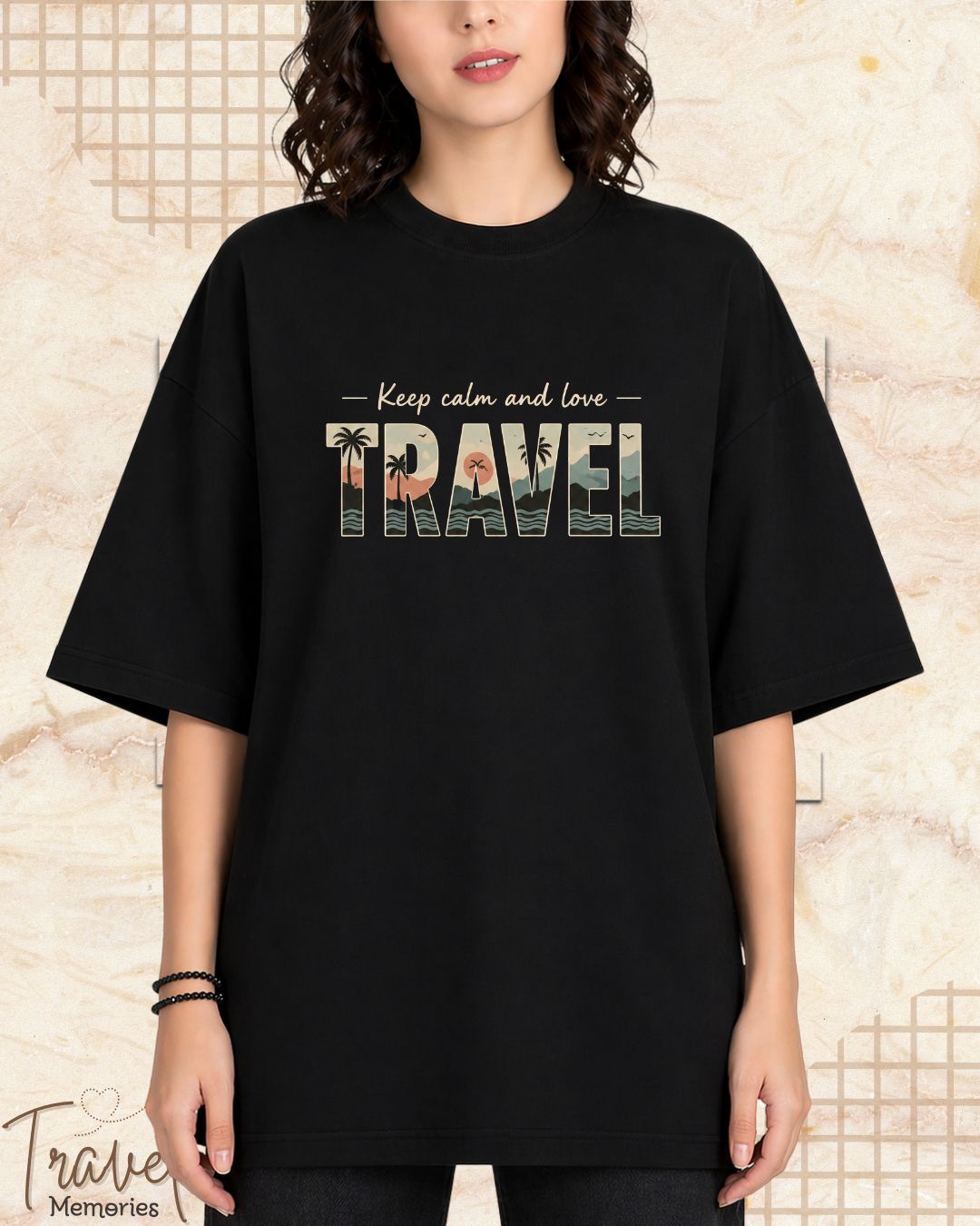 WanderScape Travel Cotton Tshirt